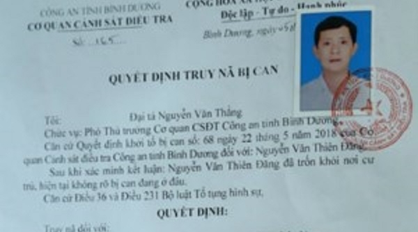 Bãi nhiệm đại biểu HĐND thị xã Dĩ An đối với ông Nguyễn Văn Thiên Đăng