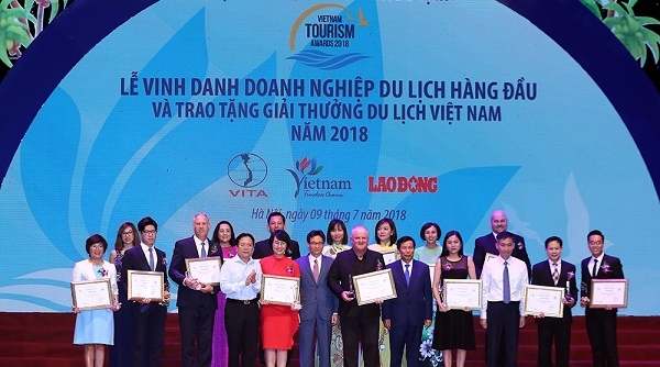 85 doanh nghiệp được trao tặng Giải thưởng Du lịch Việt Nam 2018