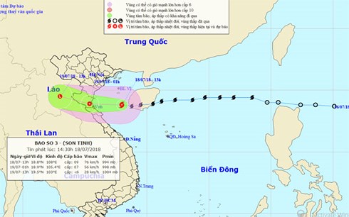 Tối nay, bão số 3 giật cấp 10 tấn công đất liền từ Thái Bình đến Quảng Bình