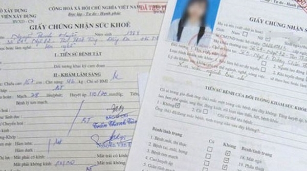 Sử dụng Giấy khám sức khỏe giả, Công ty Tam Sinh Yofoto Việt Nam bị phạt