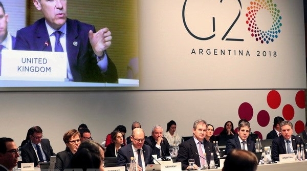 Bộ trưởng Tài chính G20 cảnh báo: Căng thẳng thương mại gây rủi ro cho tăng trưởng kinh tế toàn cầu