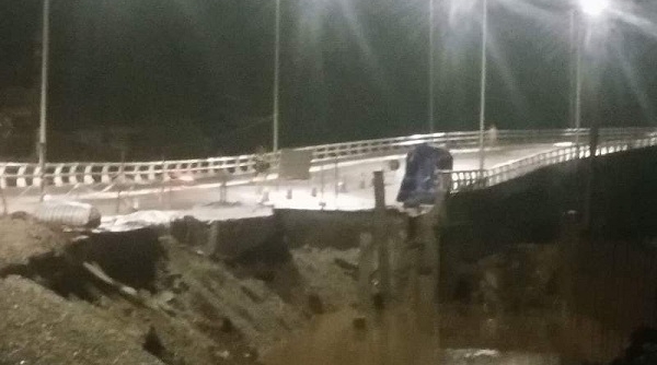 Hải Phòng: Cầu Đăng vừa khánh thành đường dẫn đã bị sạt lở