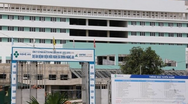 Bệnh viện hữu nghị đa khoa Nghệ An bị xử phạt 40 triệu vì xây dựng sai thiết kế