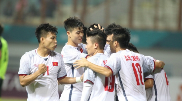 Đánh bại Nepal, Olympic Việt Nam vào vòng knock-out trước 1 lượt đấu