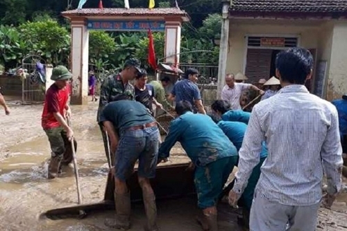 Nghệ An: Chung tay khắc phục hậu quả sau mưa lũ