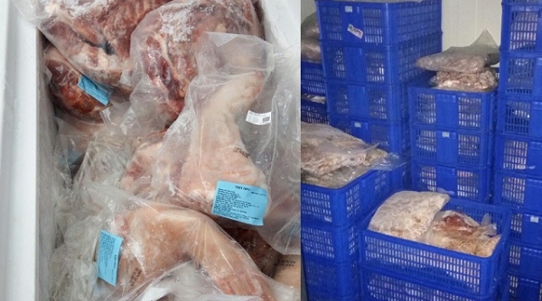 Hàng trăm ký thịt heo 'hết đát' được phát hiện tại siêu thị Meat Farm ở Sài Gòn