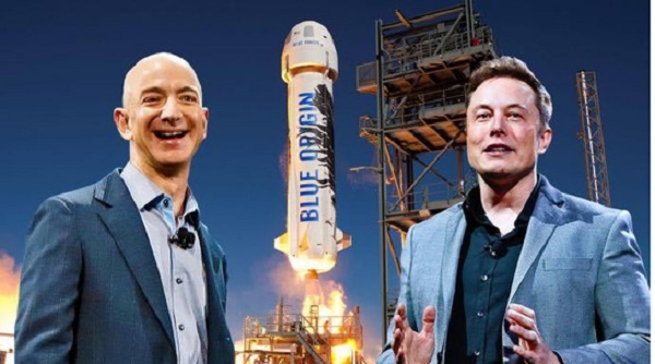 Tỉ phú giàu nhất thế giới Jeff Bezos đang chạy đua vào vũ trụ