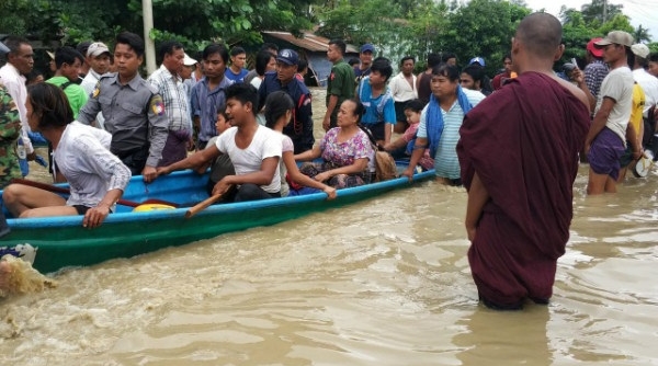 Vỡ đập tại Myanmar: 54.000 người đã buộc phải sơ tán