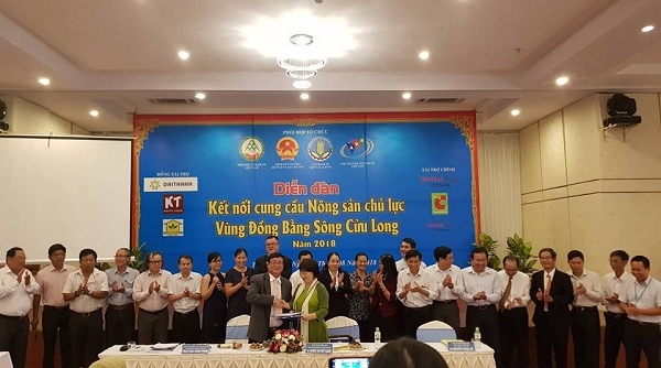 Tổ chức Diễn đàn kết nối cung cầu nông sản chủ lực Đồng Bằng Sông Cửu Long năm 2018