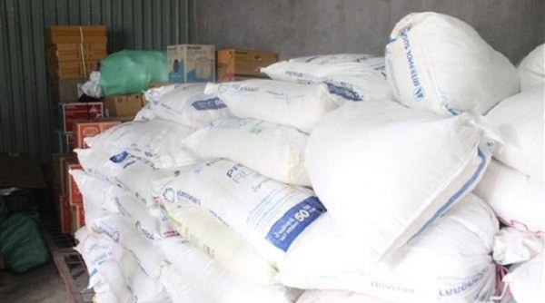 An Giang: Hơn 3 tấn đường cát nhãn hiệu Thái Lan được phát hiện trên xe tải