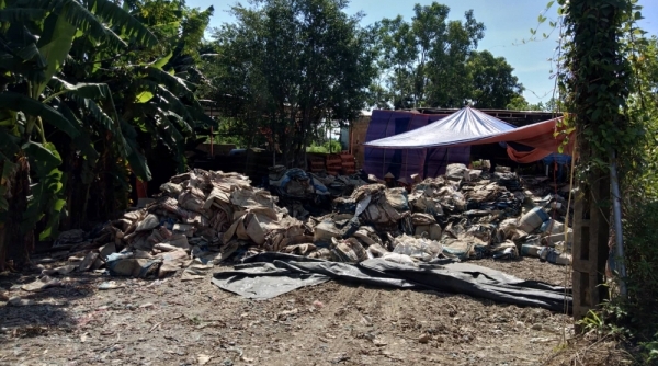Huyện Triệu Sơn (Thanh Hóa): Hàng loạt cơ sở giặt, tái chế bao bì gây ô nhiễm môi trường