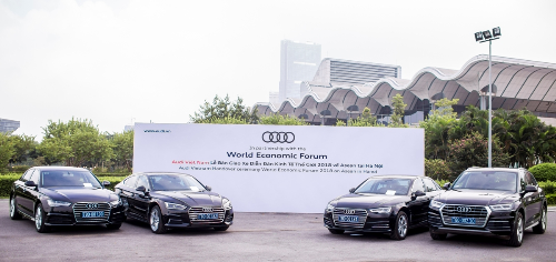 Diễn đàn WEF ASEAN 2018 tại Việt Nam: Audi A4 tài trợ đưa đón các nhân vật quan trọng