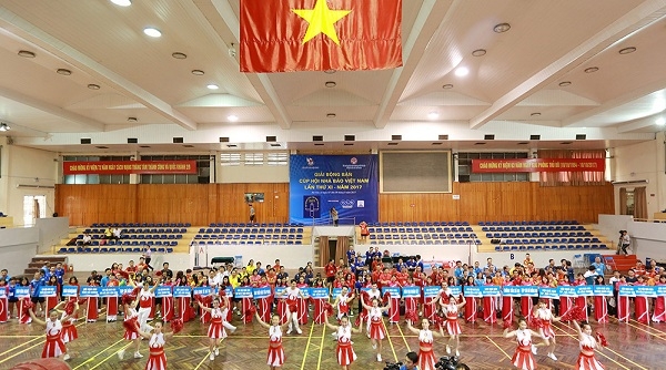 Khai mạc Giải bóng bàn Cúp Hội Nhà báo Việt Nam lần thứ XII năm 2018