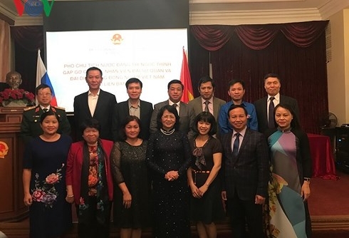 Phó Chủ tịch nước Đặng Thị Ngọc Thịnh gặp gỡ cộng đồng người Việt tại Nga