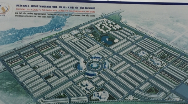 Bắc Giang: Dự án Khu B khu đô thị Đình Trám - Sen Hồ phù hợp với quy hoạch