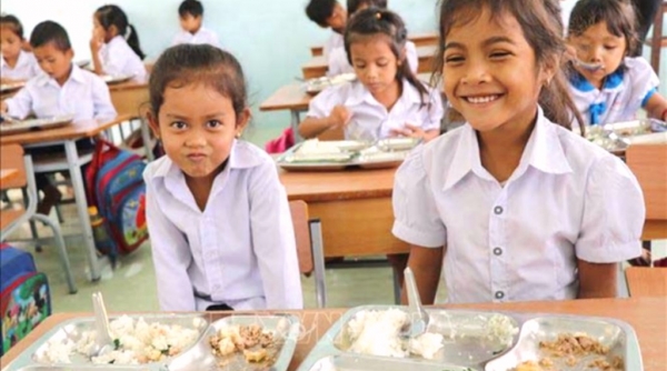 Huyện Ia Pa-Gia Lai: Chương trình Bữa 'Cơm Có Thịt' đầu tiên ở trường vùng sâu xã La Tul