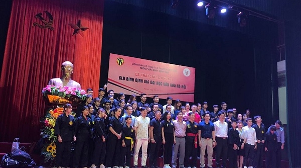 Hà Nội: Trường Đại học Văn hóa khai giảng khóa 2 Câu lạc bộ Bình Định Gia