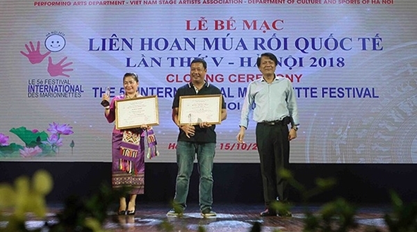 Vở rối nước ‘Trê – Cóc’ của Việt Nam đoạt HCV Liên hoan Múa Rối quốc tế lần V