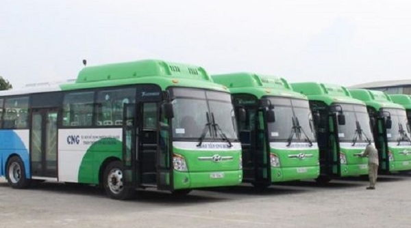 Tổng công ty Vận tải Hà Nội: Thí điểm xe bus sử dụng nhiên liệu sạch