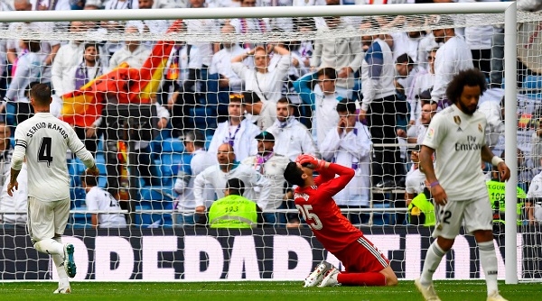 Real Madrid tiếp tục gây thất vọng khi thua Levante trên sân nhà