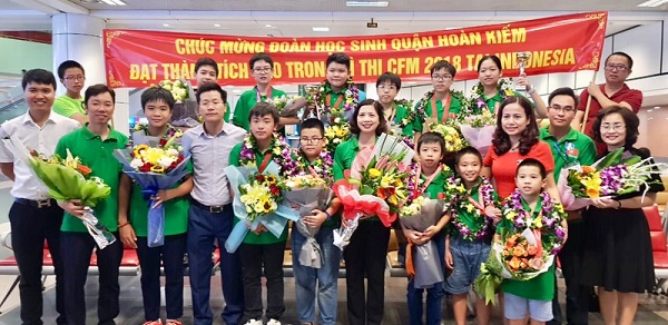 Đoàn học sinh Hà Nội giành 7 HCV tại cuộc thi ‘Thử thách nhà toán học tương lai’