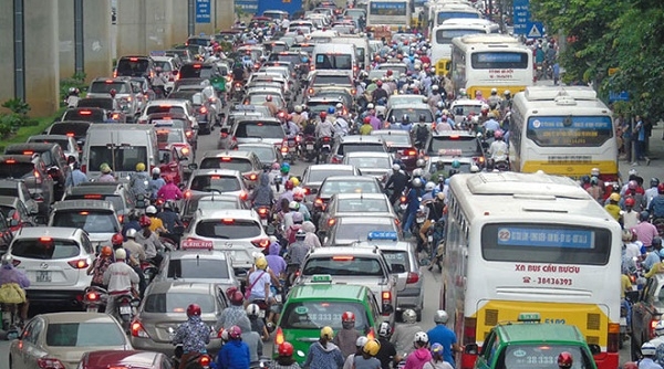 Hà Nội: Triển khai ĐA thu phí phương tiện cơ giới vào một số khu vực nguy cơ ùn tắc