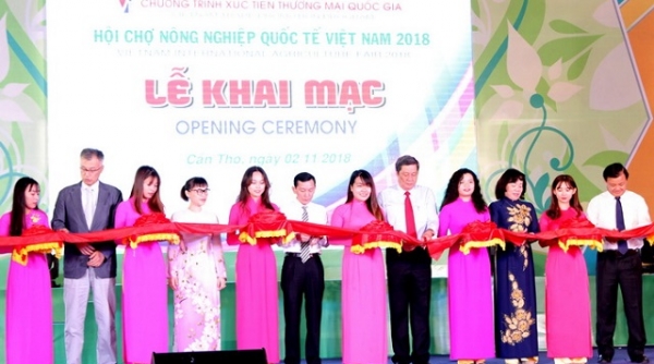 Cần Thơ: Khai mạc Hội chợ Nông nghiệp Quốc tế Việt Nam 2018