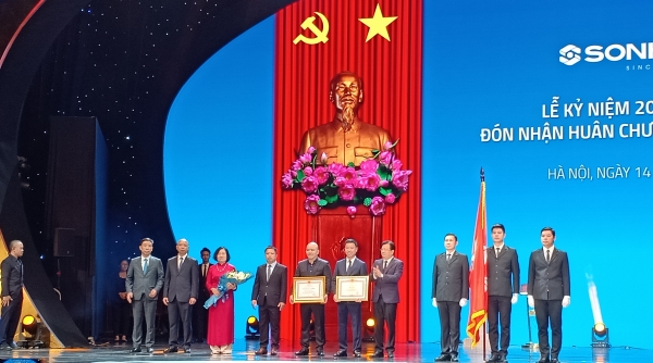 Công ty CP quốc tế Sơn Hà: Vinh dự đón nhận Huân chương lao động hạng Nhì