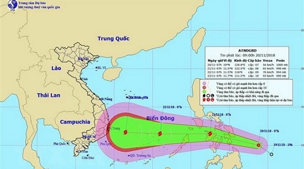 Khẩn trương ứng phó với áp thấp nhiệt đới có khả năng mạnh lên thành bão trên Biển Đông