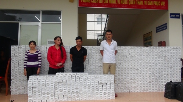 Bắt giữ gần 20.000 bao thuốc lá ngoại nhập lậu tại Ninh Thuận