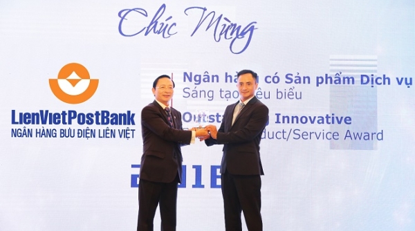 LienVietPostBank nhận cú đúp giải thưởng tại Lễ vinh danh “Giải thưởng Ngân hàng Việt Nam tiêu biểu 2018”