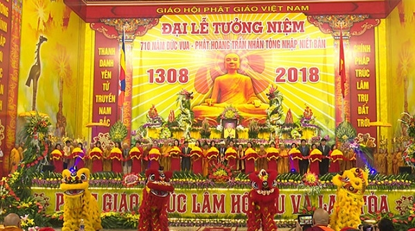 Đại lễ tưởng niệm 710 năm Phật Hoàng Trần Nhân Tông nhập niết bàn