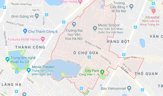 Hà Nội rà soát lại dự án quy hoạch sử dụng đất phường Ô Chợ Dừa