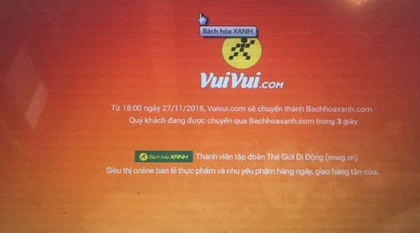 Trang thương mại điện tử Vuivui.com bị ‘khai tử’