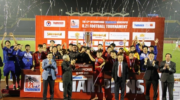 Đội U21 tuyển chọn Việt Nam vô địch giải U21 quốc tế