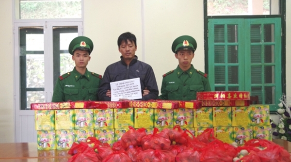 Lạng Sơn: Phát hiện, bắt giữ đối tượng vận chuyển 60 kg pháo lậu