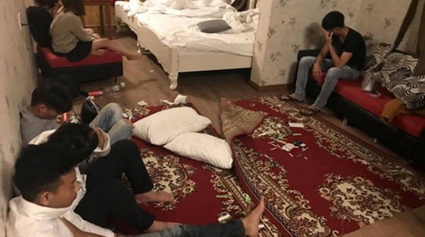 Phát hiện 18 thanh niên nam, nữ sử dụng ma túy trong khách sạn