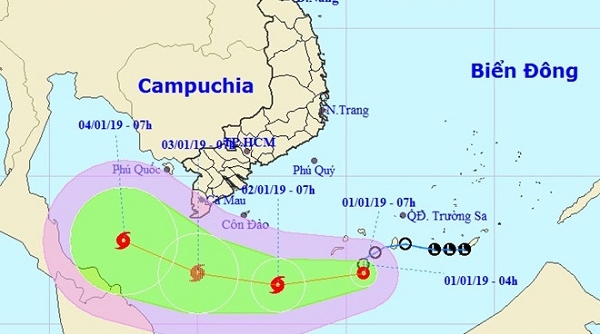 Áp thấp nhiệt đới khả năng mạnh lên thành bão
