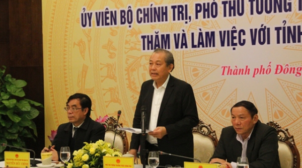 Phó Thủ tướng thường trực Trương Hòa Bình thăm và làm việc tại Quảng Trị