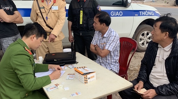 Bắc Giang: Ra quân kiểm tra, xử lý lái xe dương tính với ma túy