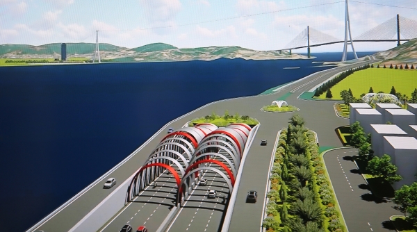 Quảng Ninh: Được phê duyệt chủ trương đầu tư dự án hầm vượt biển qua vịnh Cửa Lục