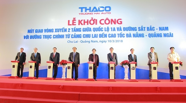 THACO đầu tư 600 tỷ xây nút giao thông vòng xuyến 2 tầng dọc QL1A