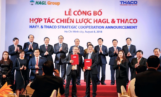 Lễ công bố hợp tác chiến lược giữa HAGL và THACO