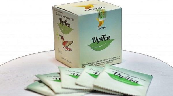 Trà giảm cân Vy&Tea bị thu hồi vì có chứa chất cấm