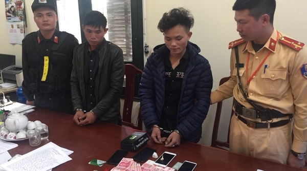 Bắc Giang: Bắt quả tang 2 đối tượng vận chuyển trái phép chất ma túy