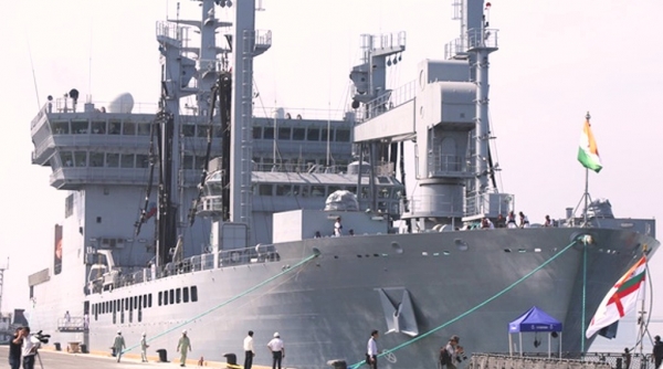 Đà Nẵng: Tàu lực lượng bảo vệ bờ biển Ấn Độ lần đầu tiên đến cảng Tiên Sa