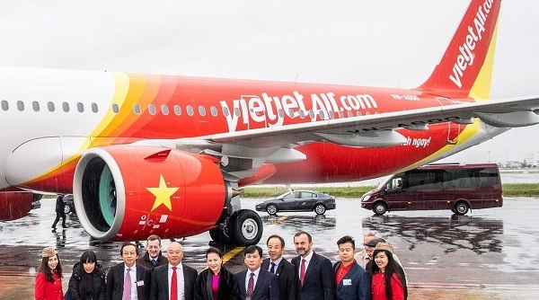 Hãng hàng không Vietjet chính thức nhận tàu bay A321 từ Airbus