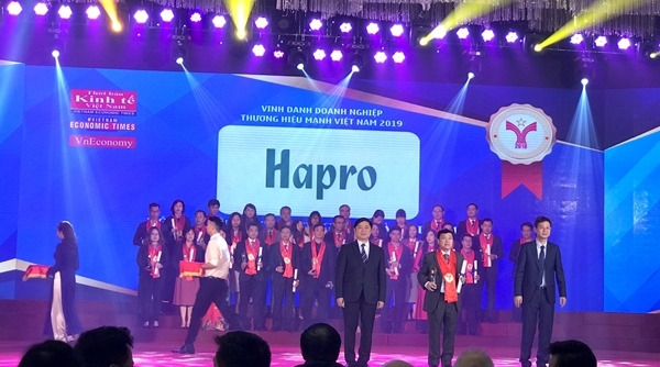 Hapro vinh dự được đón nhận giải thưởng ‘Thương hiệu Mạnh Việt Nam’