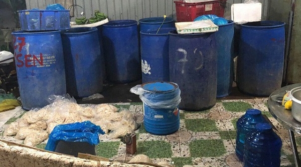 Phát hiện gần 2 tấn thực phẩm ngâm hoá chất tại TP. Hồ Chí Minh