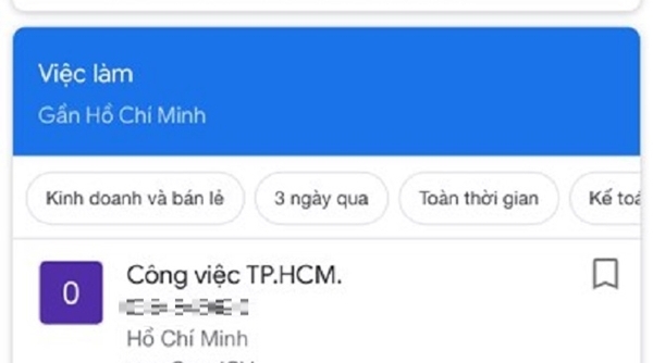 Google thêm tính năng tìm kiếm việc làm cho người dùng Việt Nam